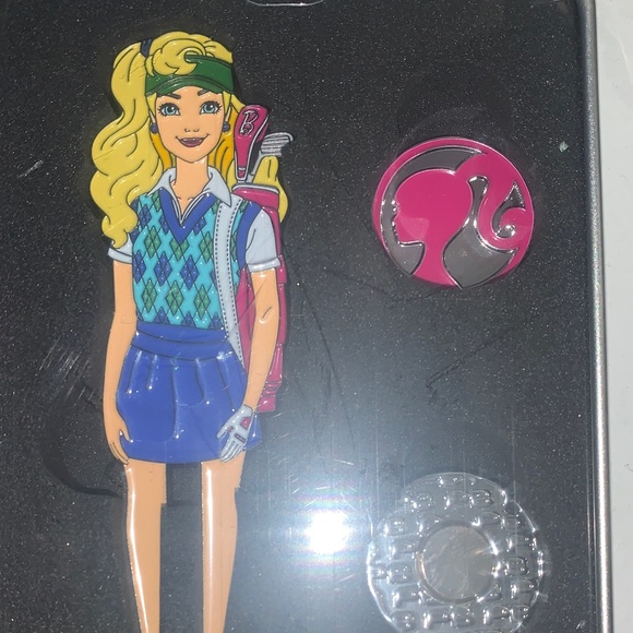 🆕- 1992 Golfing Barbie Collectable  By-Putt  Buddies Golf Set - Pink and Blue - Picture 3 of 9